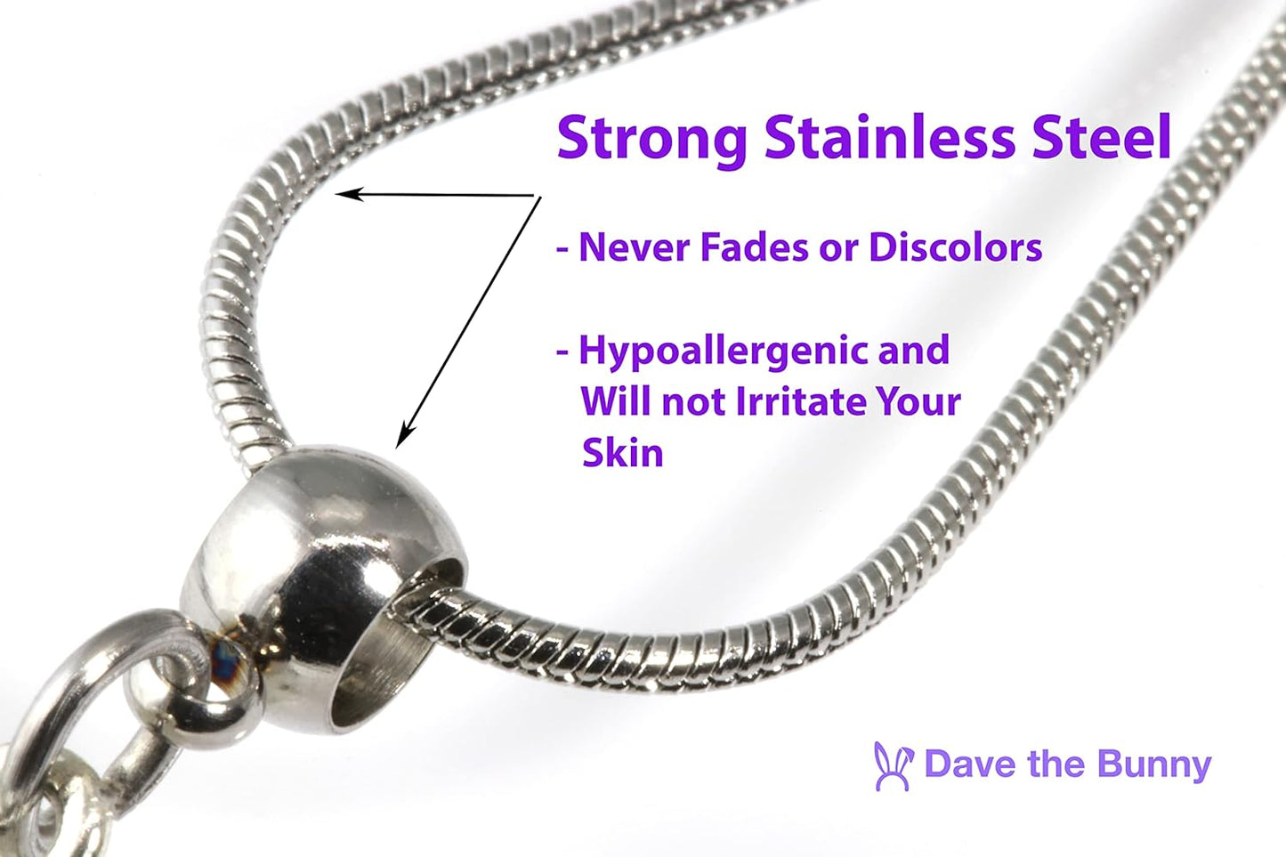 Hedgehog Necklace - Hedgehog Stuff Stainless Steel Snake Chain with Metal Alloy Charm - Hedgehog Accessories and Supplies - Animal Necklace for Pet Lovers