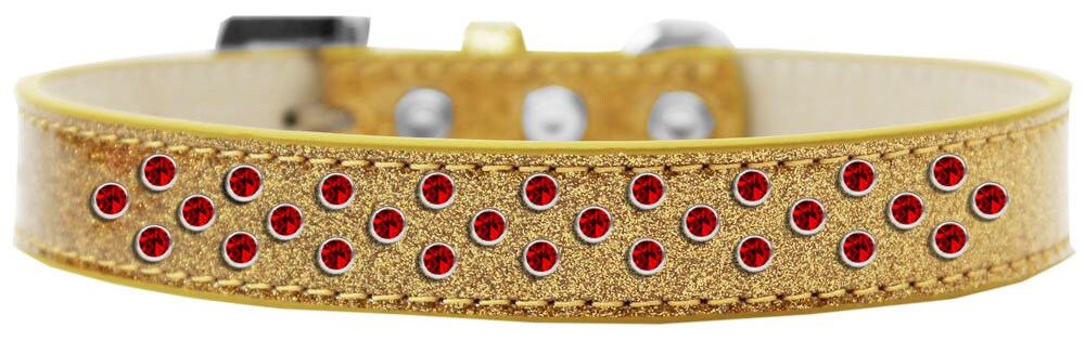 Dog, Puppy & Pet Ice Cream Collar, "Red Crystal Rimsets Sprinkles"