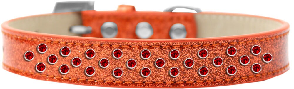 Dog, Puppy & Pet Ice Cream Collar, "Red Crystal Rimsets Sprinkles"